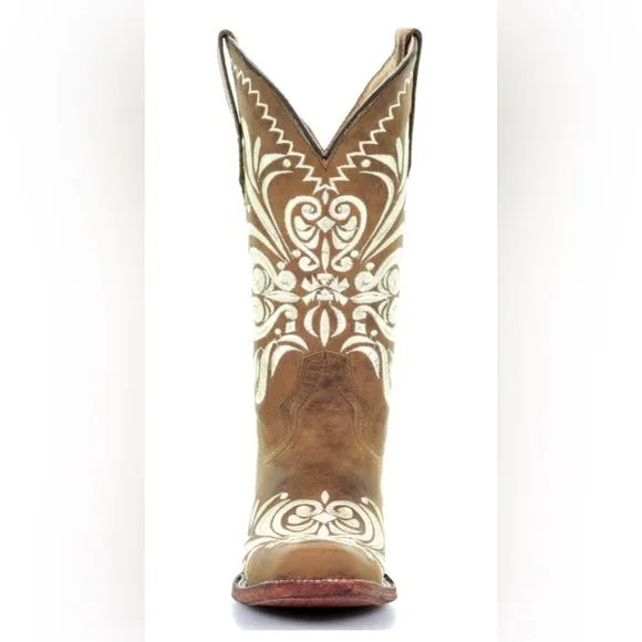 CIRCLE G WOMEN'S EMBROIDERY WESTERN BOOTS - SQUARE TOE