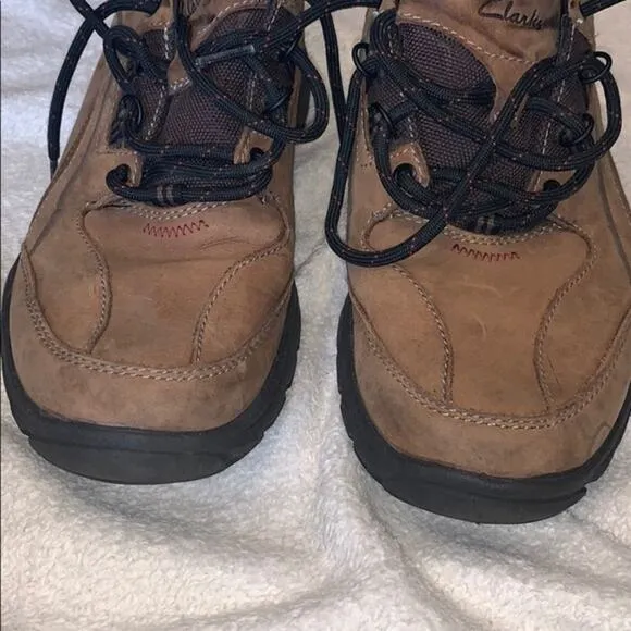 Clark's Brown Leather Outdoor Sneakers | Sz 10W