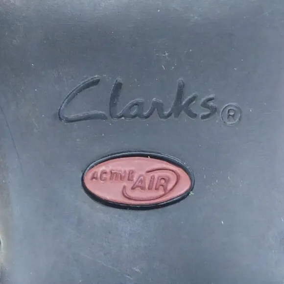 Clarks Everyday Active Air Leather Sugar Charm Shoes, Black, Size 7M