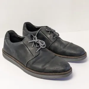 Clarks Grandin Plain Oxford, Black Leather, Men's 13 M
