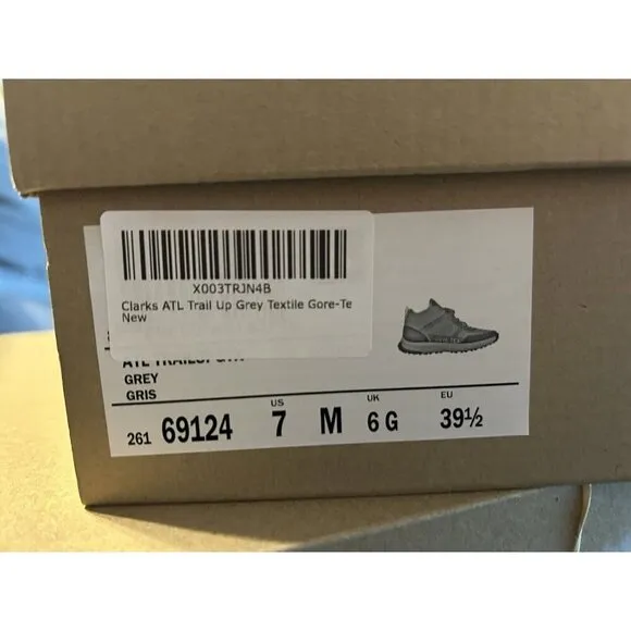 Clarks Mens ATL Trail Up GORE-TEX Grey  Active  Boots Shoes NEW 7 M