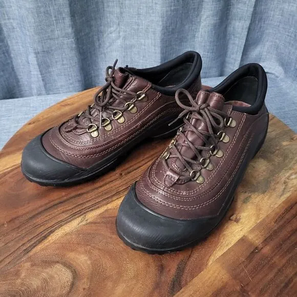 Clarks Muckers Leather Waterproof Hiking Shoes Thinsulate Brown Men's 9