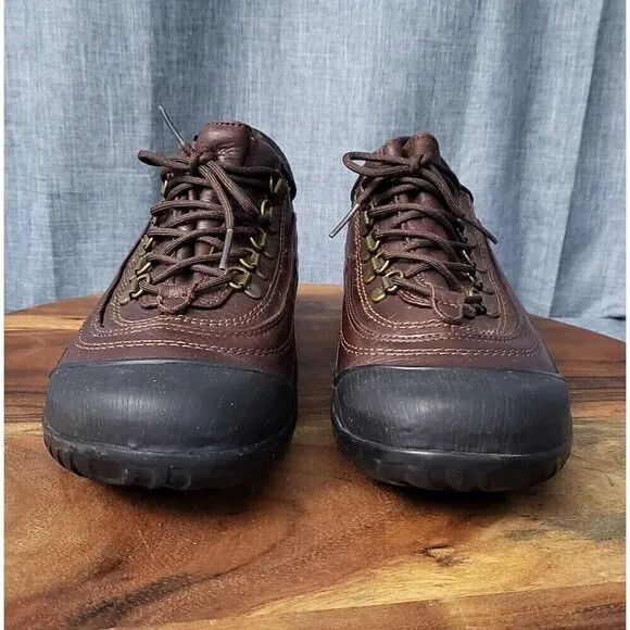 Clarks Muckers Leather Waterproof Hiking Shoes Thinsulate Brown Men's 9