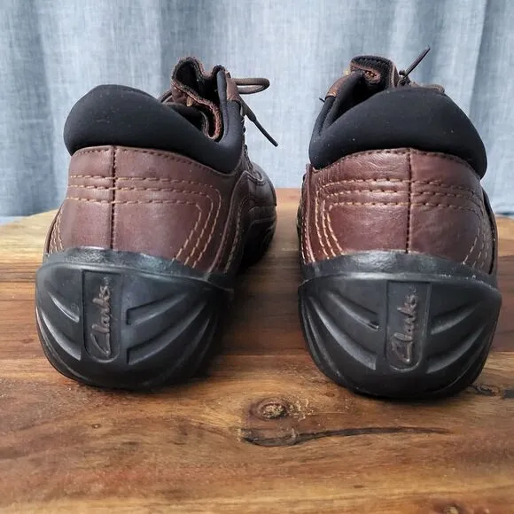 Clarks Muckers Leather Waterproof Hiking Shoes Thinsulate Brown Men's 9