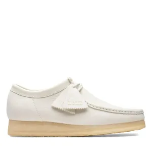 Clarks Originals Wallabee Moccasin Off White Leather Casual Shoes