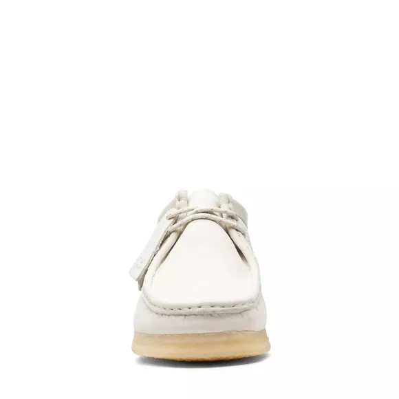 Clarks Originals Wallabee Moccasin Off White Leather Casual Shoes