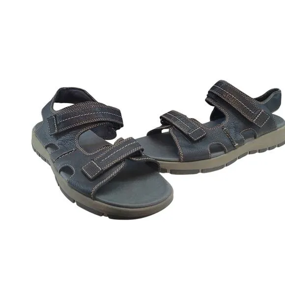 Clarks Sandals Mens 12M Brixby Shore Sport Straps Shoes Walking Hiking Casual