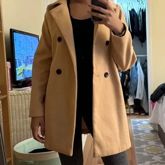 Classic Button Minimalist Jacket Coat