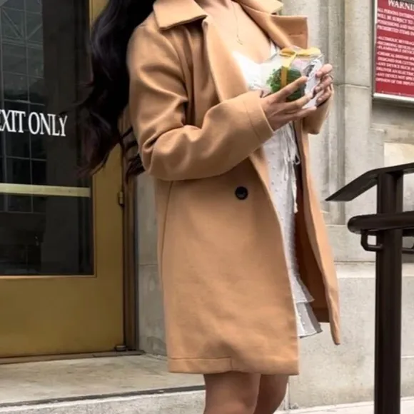 Classic Button Minimalist Jacket Coat