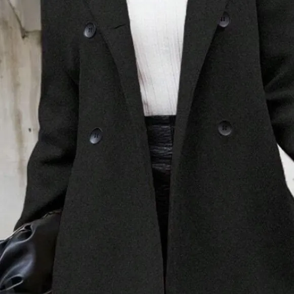 Classic Button Minimalist Jacket Coat