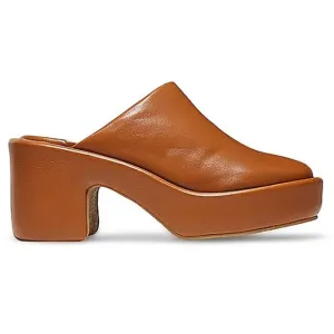Clergerie Paris Womens Dorice Tan Leather Dressy Platform Sandals Shoes New