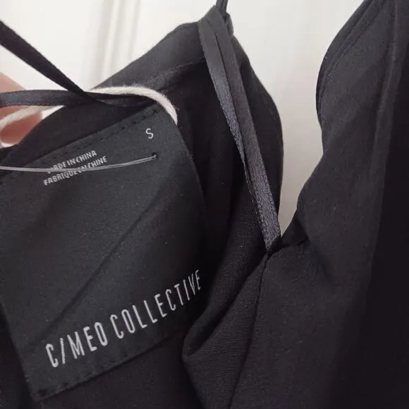 C/MEO Collective Dress Waiting For You Black LUXURY