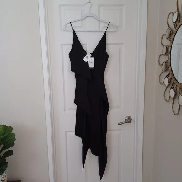 C/MEO Collective Dress Waiting For You Black LUXURY