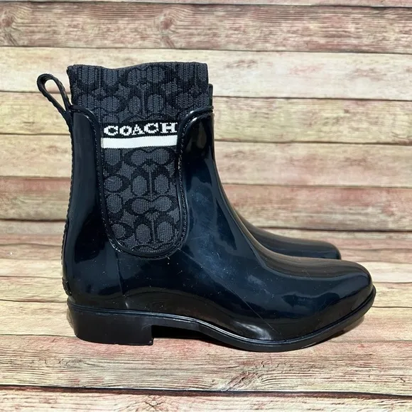 Coach Rivington Rain Ankle Boots