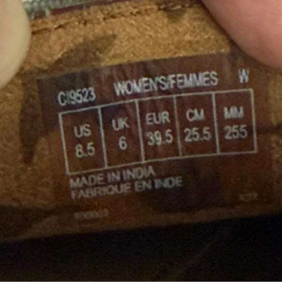 Cobb Hill Bailee Women’s Size 8.5 Brown gray Leather Sneakers Shoes New