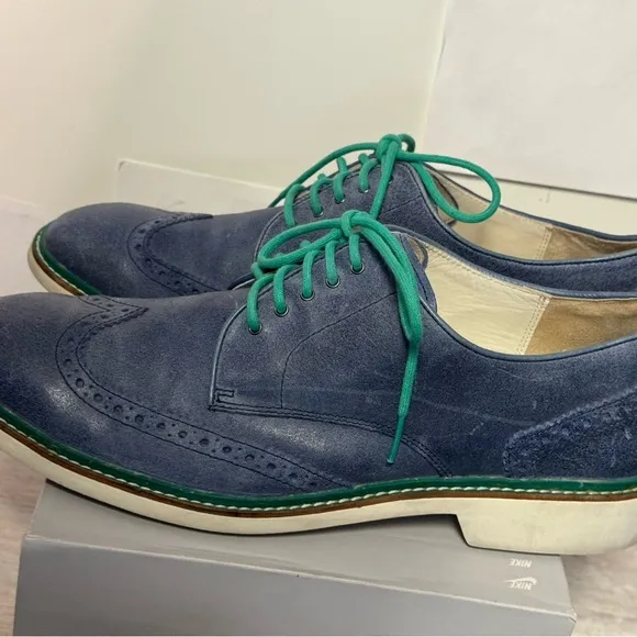 Cole Haan Blue and Green Oxford Shoes size 11 great condition