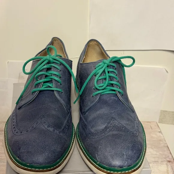Cole Haan Blue and Green Oxford Shoes size 11 great condition