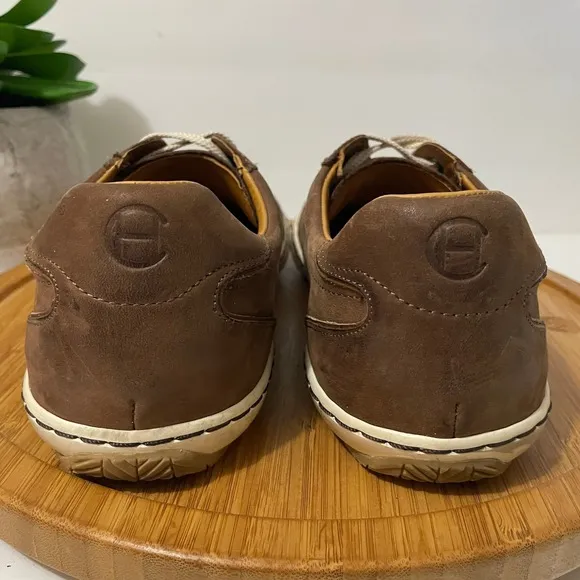 Cole Haan Brown Leather Low Top Sneakers Casual Lace Up Comfort Shoe Size 10.5M