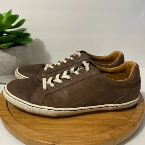 Cole Haan Brown Leather Low Top Sneakers Casual Lace Up Comfort Shoe Size 10.5M