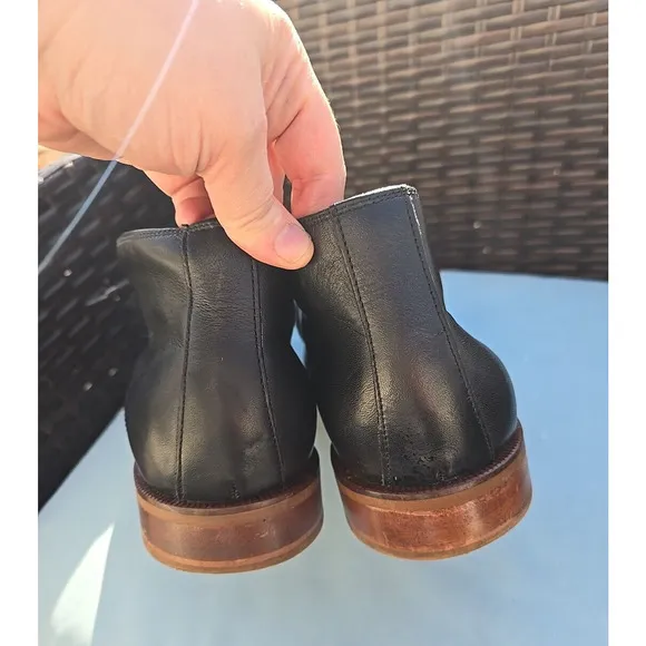 Cole Haan Carter Black Leather Lace Up Chukka Ankle Boots Men's Size 13M
