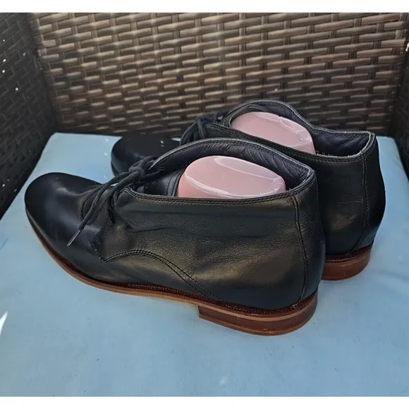 Cole Haan Carter Black Leather Lace Up Chukka Ankle Boots Men's Size 13M