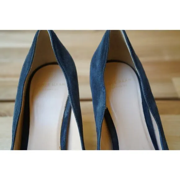 Cole Haan Cushioned Insole Grand OS Suede Courts Heels Pumps Dark Gray Size 6