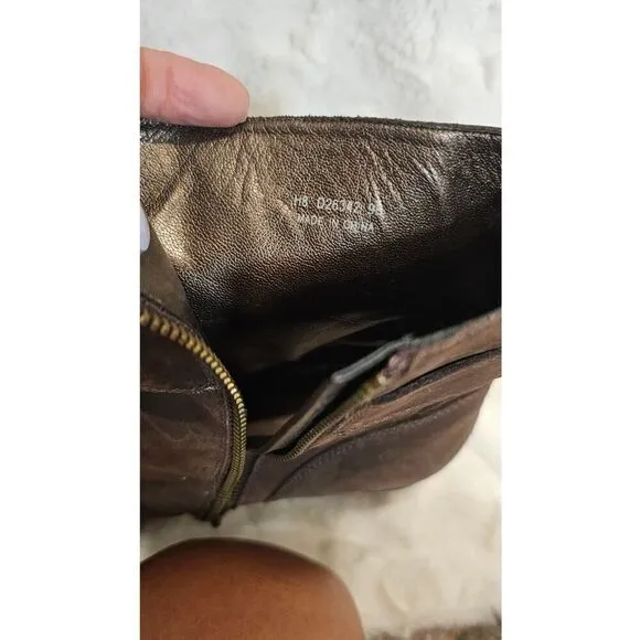 Cole Haan Distressed Brown Friar Ankle Boots Size 9