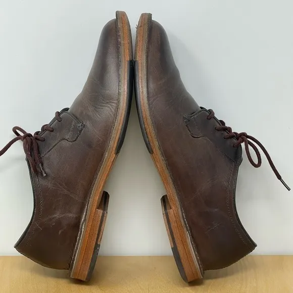 Cole Haan * Grand.OS Brown Leather Lace Up Derby Shoes Size 9.5