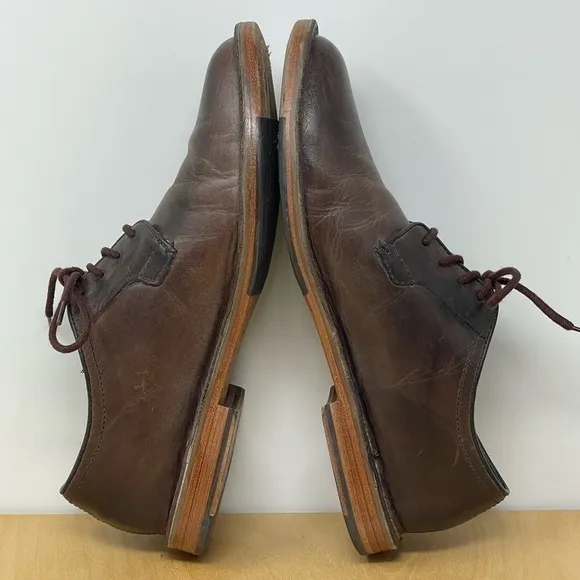 Cole Haan * Grand.OS Brown Leather Lace Up Derby Shoes Size 9.5