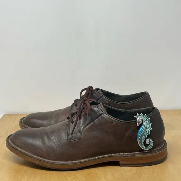 Cole Haan * Grand.OS Brown Leather Lace Up Derby Shoes Size 9.5