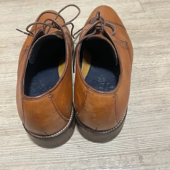 Cole Haan Leather Oxford Mens Dress Shoes Classic Business Casual Brown 9M