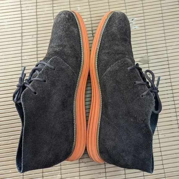 Cole Haan LunarGrand Men's Brown suede ankle boots sz 11.5M. 256pm