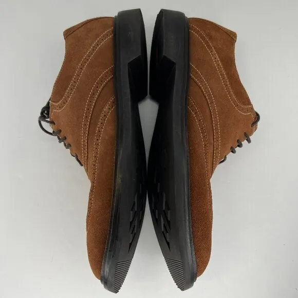 Cole Haan Mens C08646 Brown Solid Oxford Suede Leather Size 9 Dress Shoes
