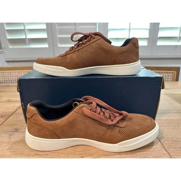 Cole Haan Men's Grand Crosscourt Modern Tennis Sneaker 8.5 NWOB Suede Cushioned