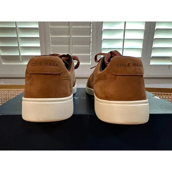 Cole Haan Men's Grand Crosscourt Modern Tennis Sneaker 8.5 NWOB Suede Cushioned