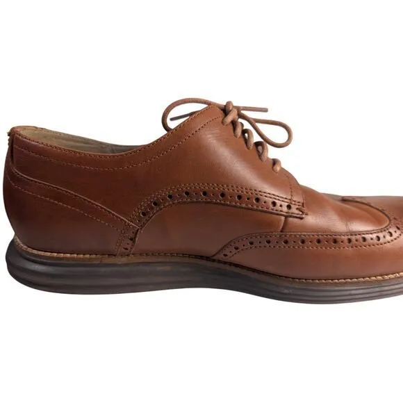 Cole Haan Men's Shoe Original Grand Shortwing Oxford Woodbury/Java Size 13