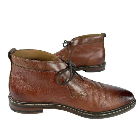 COLE HAAN Men's Size 11 M Chukka Boots Cambridge‎ Brown Ankle Leather C12941