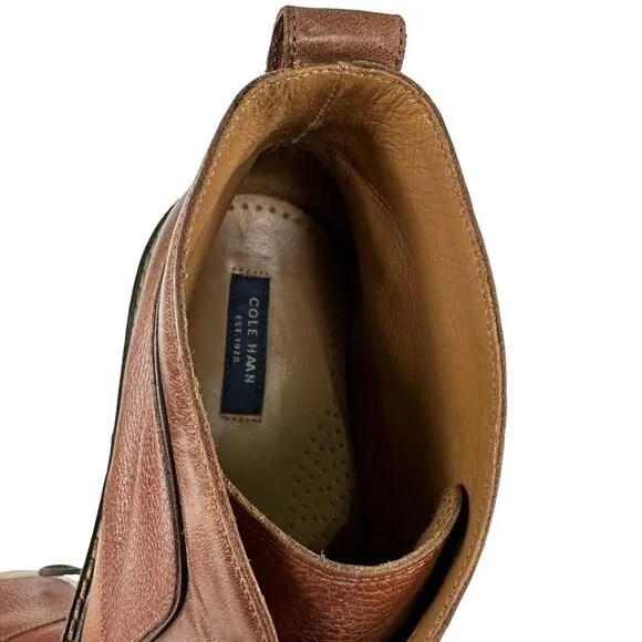 COLE HAAN Men's Size 11 M Chukka Boots Cambridge‎ Brown Ankle Leather C12941