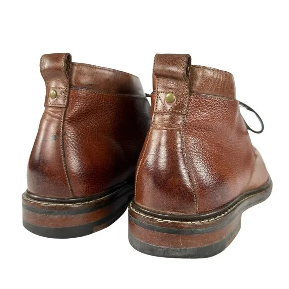 COLE HAAN Men's Size 11 M Chukka Boots Cambridge‎ Brown Ankle Leather C12941