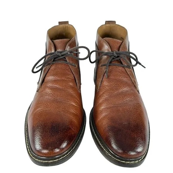 COLE HAAN Men's Size 11 M Chukka Boots Cambridge‎ Brown Ankle Leather C12941