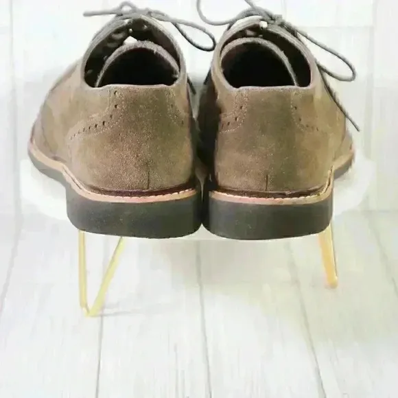 Cole Haan Men's suede ft c11868 size 11 shoe tan wingtip oxford