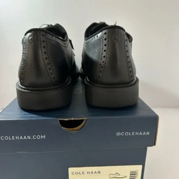 Cole Haan Men's The Go-To Oxford Shoe Waterproof  Black Size 10 New In Box