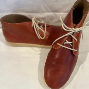 COLE HAAN Mens Vibram Sole Glenn Cupsole Leather Chukka Boot Shoes Brown 9.5