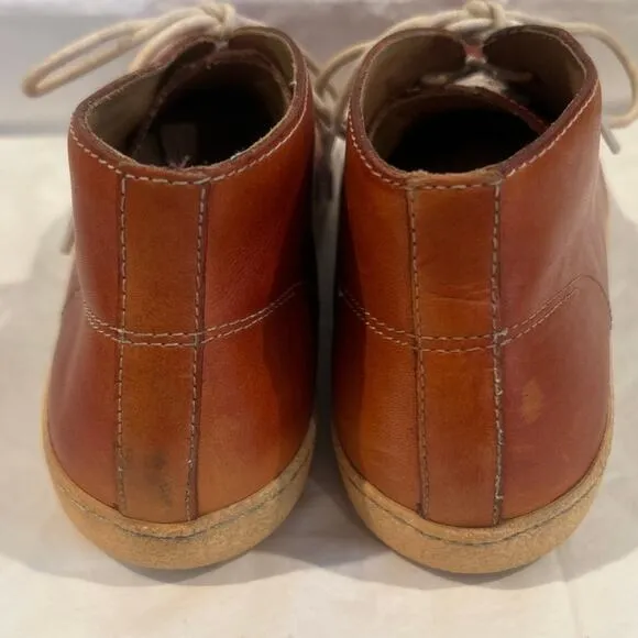 COLE HAAN Mens Vibram Sole Glenn Cupsole Leather Chukka Boot Shoes Brown 9.5