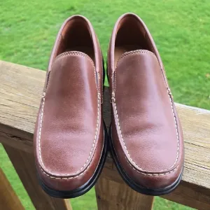 Cole Haan Santa Barbara Men's Brown Leather Loafers 9M New In BOX NEVER WORN