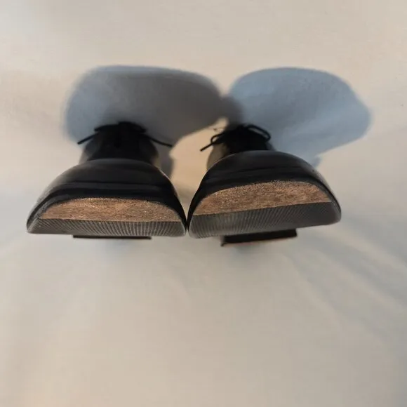 COLE HAAN Williams Formal Black Leather Cap Oxford Dress Shoes Men's Size 11M.