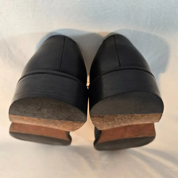 COLE HAAN Williams Formal Black Leather Cap Oxford Dress Shoes Men's Size 11M.