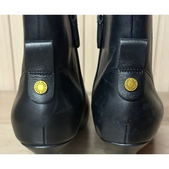 Cole Haan Women’s Go-To Park Leather Chelsea Ankle Boots – Size 6.5B