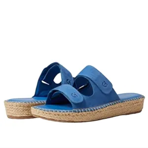 Cole Haan Womens Leather Hook&amp;loop Outdoor Espadrille Platform Sandal shoes 8.5