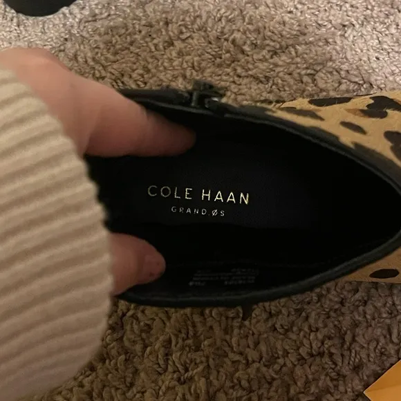 Cole Haan Women's Leopard Print Ankle Boots